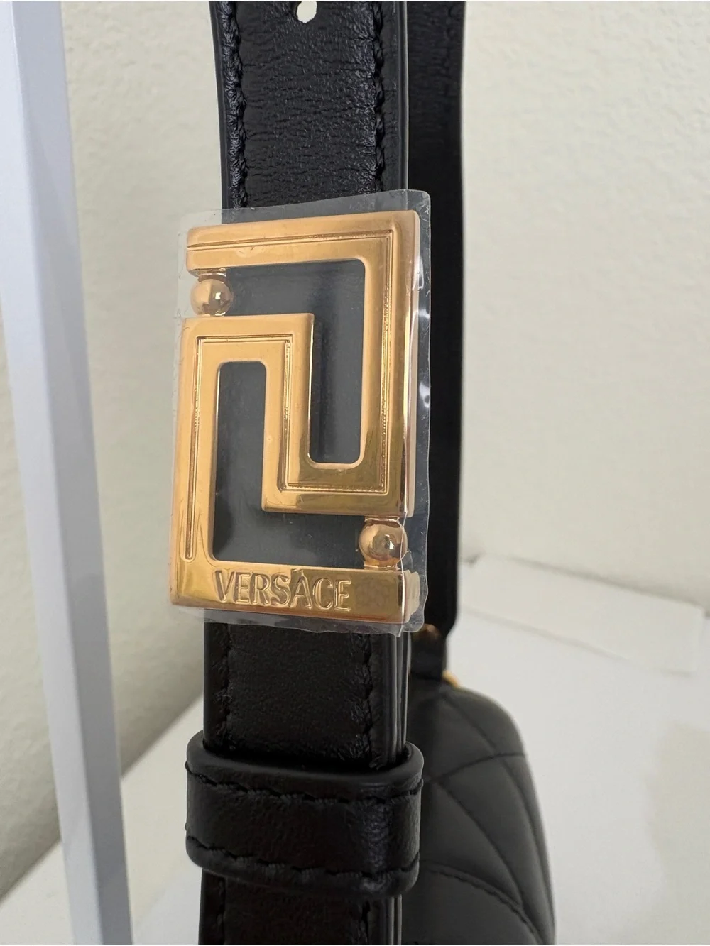 Versace Greca Goddess mini bag black New